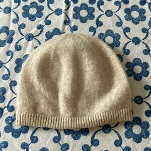 Zara cashmere baby hat 3-6M